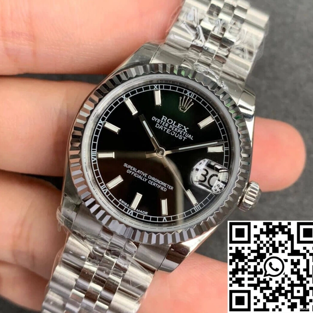 Factory GS M178274-0004 Rolex Black Datejust Dial 0707